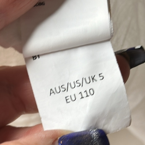 Bardot Junior white silk feel dress US 110 100% polyester main 100% cotton - Picture 9 of 11